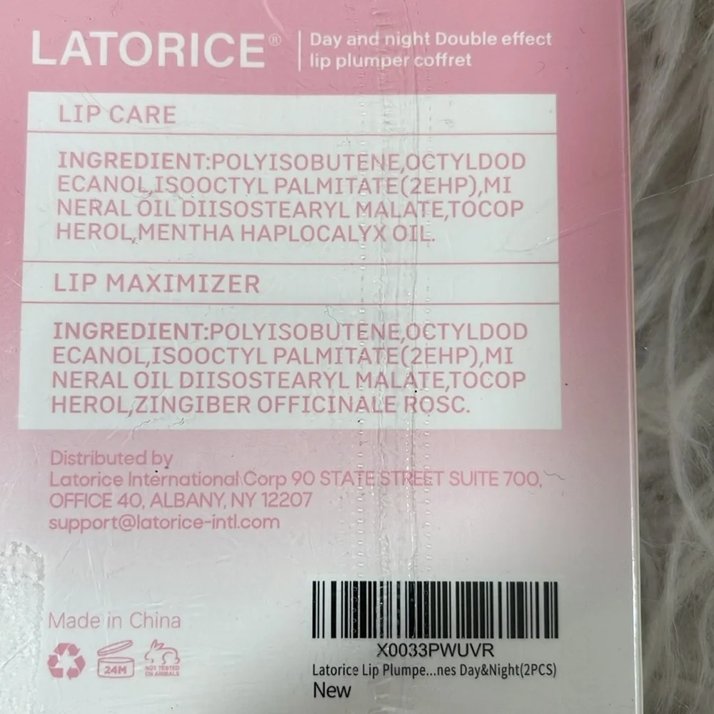 LATORICE DEROL Lip Plumper Set Day & Night Use NEW